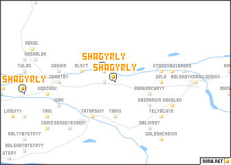 map of Shagyrly