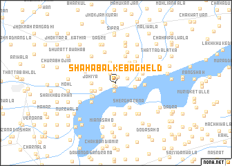 map of Shāhābal ke Bagheld