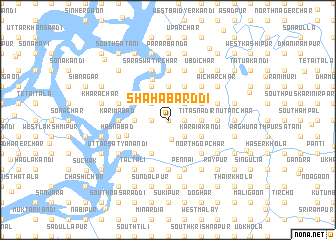 map of Shāhābarddi