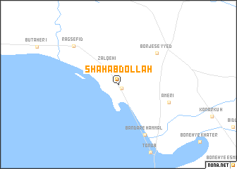 map of Shāh ‘Abdollāh