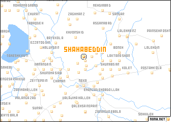 map of Shahāb ed Dīn