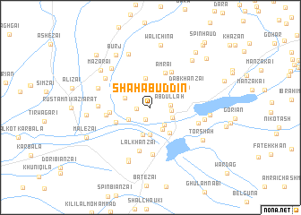 map of Shahābuddīn