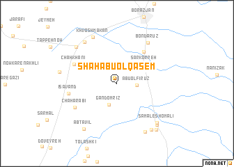 map of Shāh Abū ol Qāsem