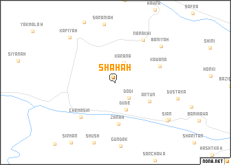 map of Shāhah