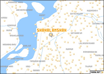 map of Shāh Alam Shāh