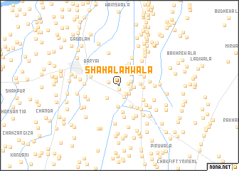 map of Shāh Ālamwāla