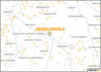 map of Shāh Ālamwāla