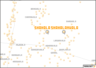 map of Shāh Ālamwāla