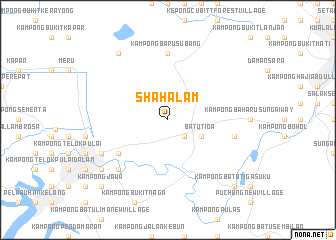 map of Shah Alam