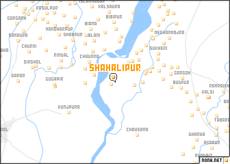 map of Shāhalīpur