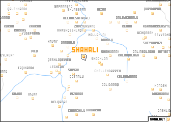 map of Shāh ‘Ālī
