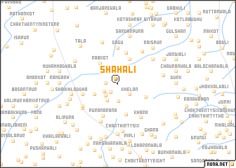 map of Shāh Ali