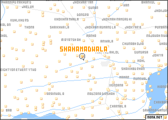 map of Shahāmadwāla