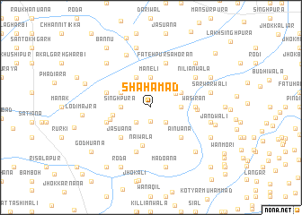 map of Shāhāmad