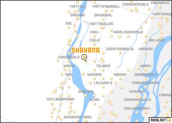 map of Shāhana