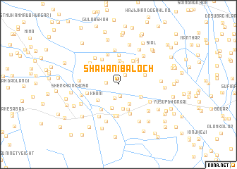 map of Shāhāni Baloch