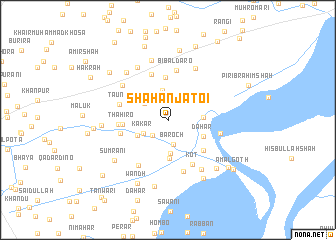 map of Shāhan Jatoi