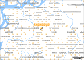 map of Shāhāpur