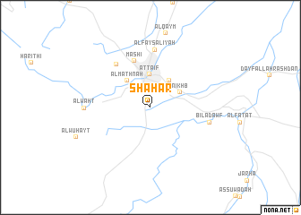 map of Shahār