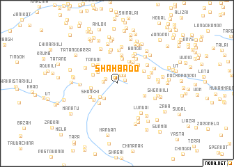 map of Shāh Bado