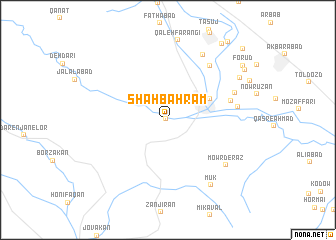 map of Shāh Bahrām
