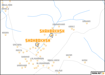 map of Shāh Bakhsh