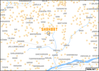 map of Shāhbāt