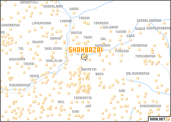 map of Shāhbāzai