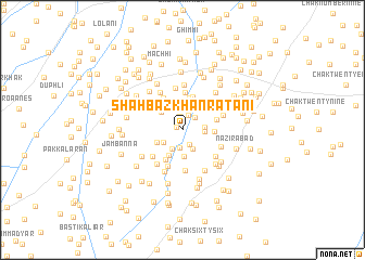 map of Shāhbāz Khān Ratāni