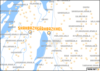 map of Shāhbāz Khel