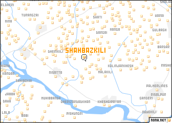 map of Shāhbāz Kili