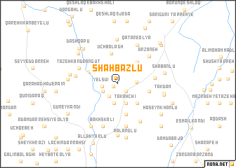 map of Shahbāzlū