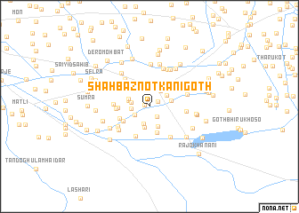 map of Shāhbāz Notkāni Goth