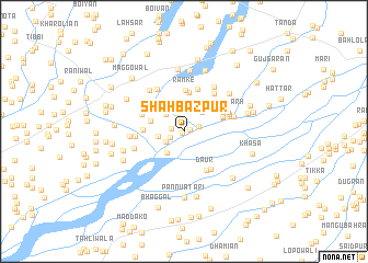 map of Shāhbāzpur