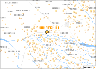 map of Shah Beg Kili