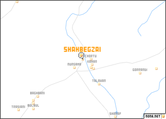 map of Shāh Begzai