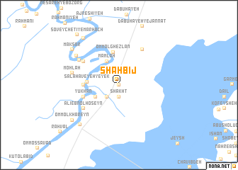 map of Shaḩbīj