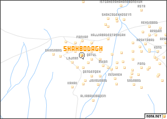 map of Shāh Bodāgh