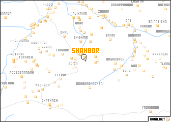 map of Shāhbor