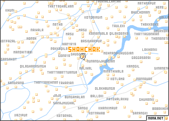 map of Shāh Chak