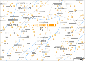 map of Shāh Chhatewāli