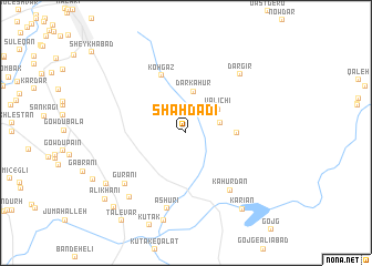 map of Shahdādī