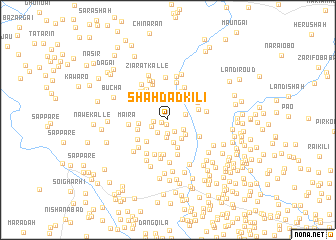 map of Shāhdād Kili