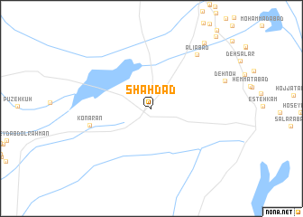 map of Shahdād