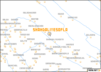 map of Shahdālī-ye Soflá