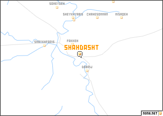 map of Shāhdasht