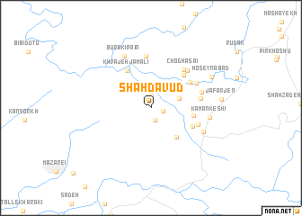 map of Shāh Dāvūd