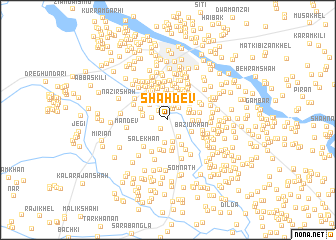 map of Shāh Dev