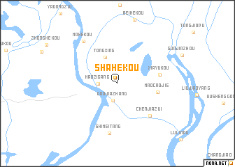 map of Shahekou