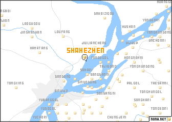 map of Shahezhen